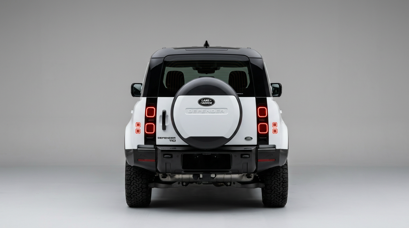 Landrover Defender rear view